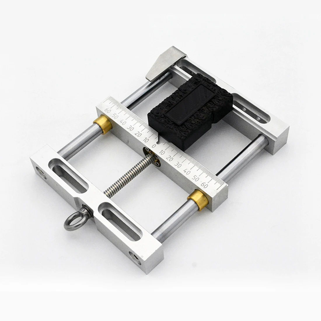 Parallel-jaw vice aluminium alloy flat tongs vice Maximum Holding Width 110mm for cnc engraving milling machine bench drill vise 6