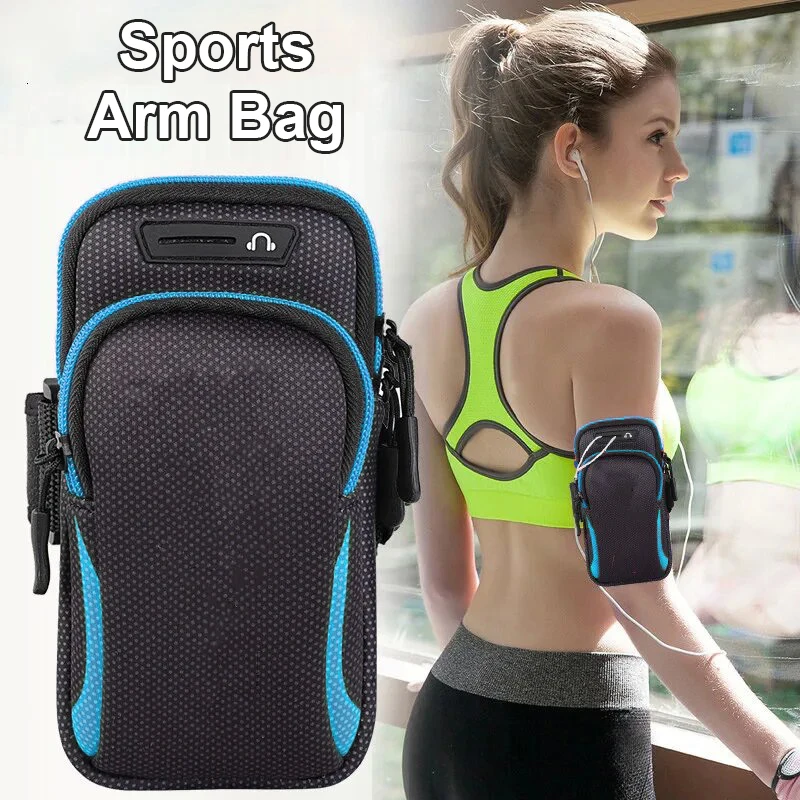 New Running Arm Band Phone Bag Sport Armband Bags Per Iphone 15 14 13 Pro Max Samsung Outdoor Gym Jogging Custodia Impermeabile