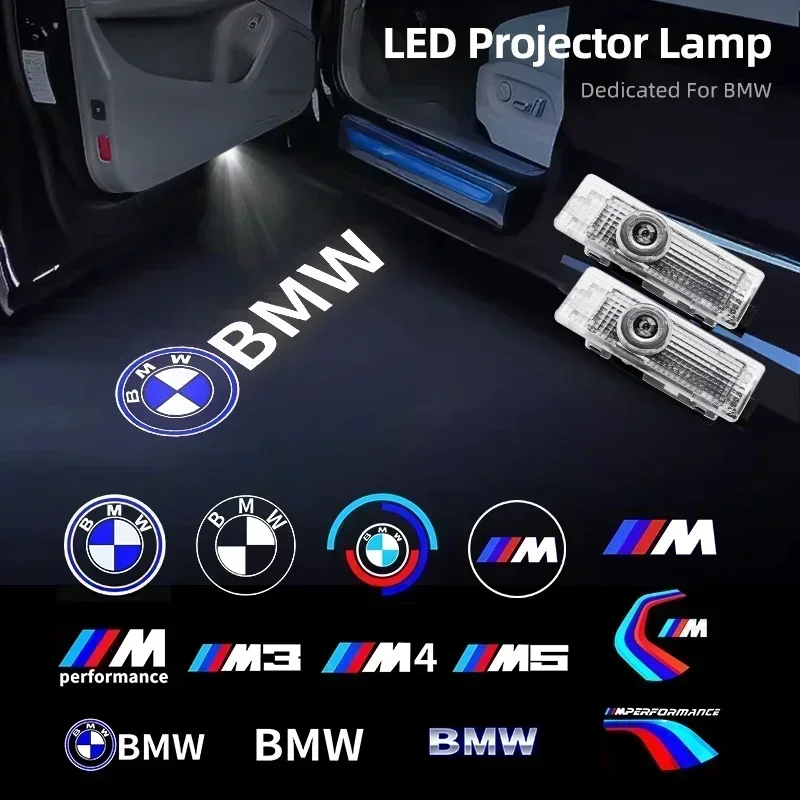 Car Door Welcome LED Projector Laser Logo Door Light 2Pcs LED car door projector BMW E90 E60 E46 E93 F20 F21 F30 F31 F32 F33 F34 F15 F10 F01 F11