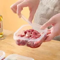 Refrigerator Freezing Food Storage Box Antibacterial Frozen Meat Food-Grade Dedicated Classification Sealed Fresh-Keeping Box 2