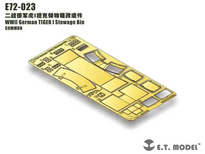 

Модель ET 1/72 E72-023 Немецкий тигр Второй мировой войны