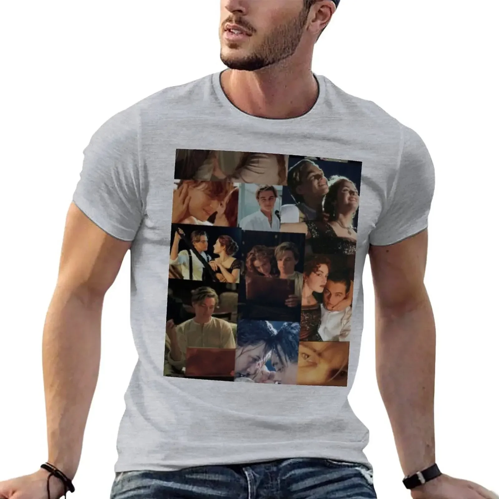 

Titanic collage T-Shirt sports fans vintage clothes plus sizes mens t shirt graphic