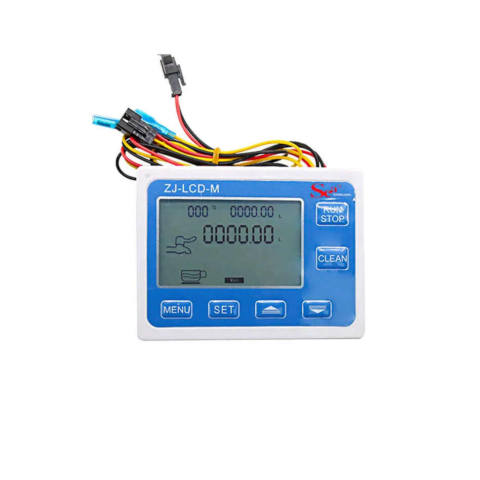 YF-B6-T and ZJ-LCD-M LCD Digital Display with Water Flow Sensor Meter Quantitative Flow Meter with Sensor Seazhongjiang