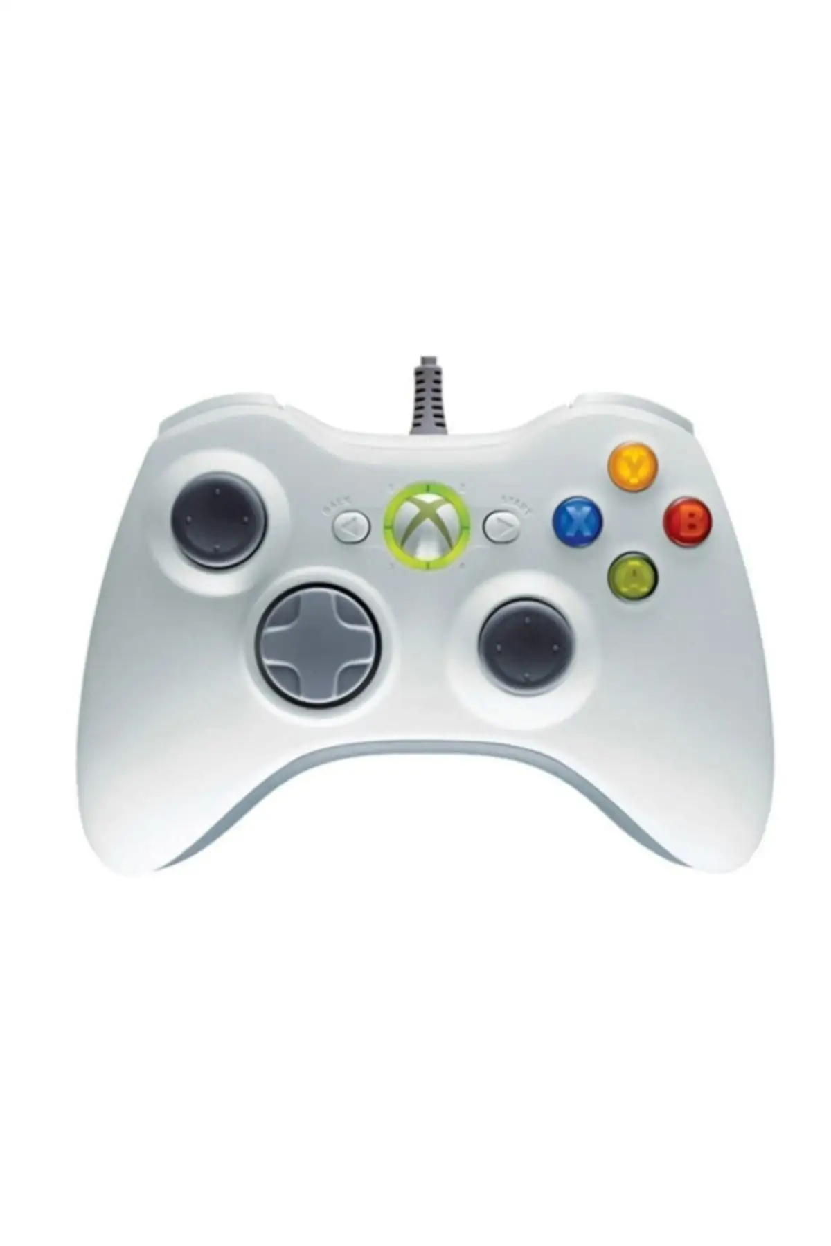 Геймпад для Xbox 360 джойстик игровая ручка проводной совместим с ПК белый |