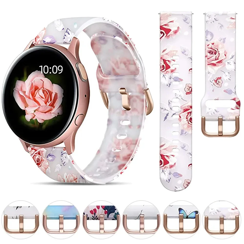 Transparent 20mm Soft Silicone Watch Strap