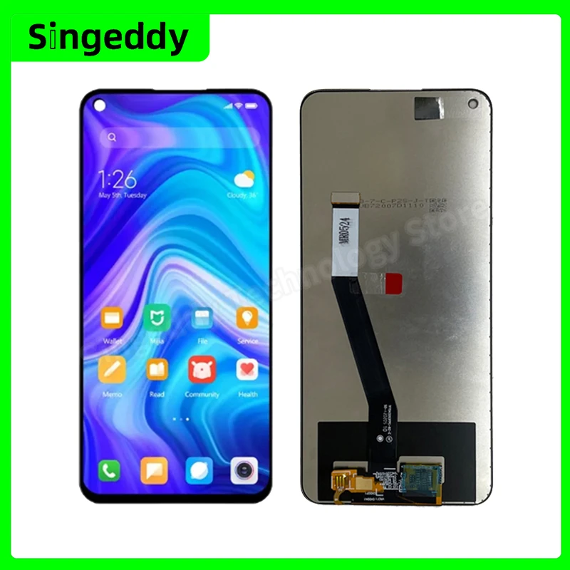 

LCD Display Screen Touch Digitizer Assembly For Xiaomi Redmi Note 9 Note9 (4G) 10X Replacement Parts 6.53 Inches 1080x2340