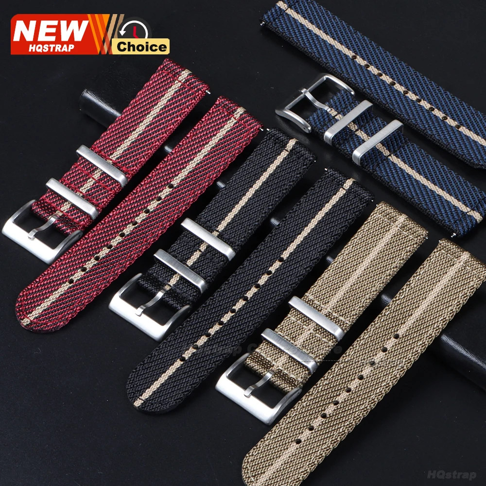 Enhanced Woven Nylon Quick Release Wristband – Durable Military-Style Strap