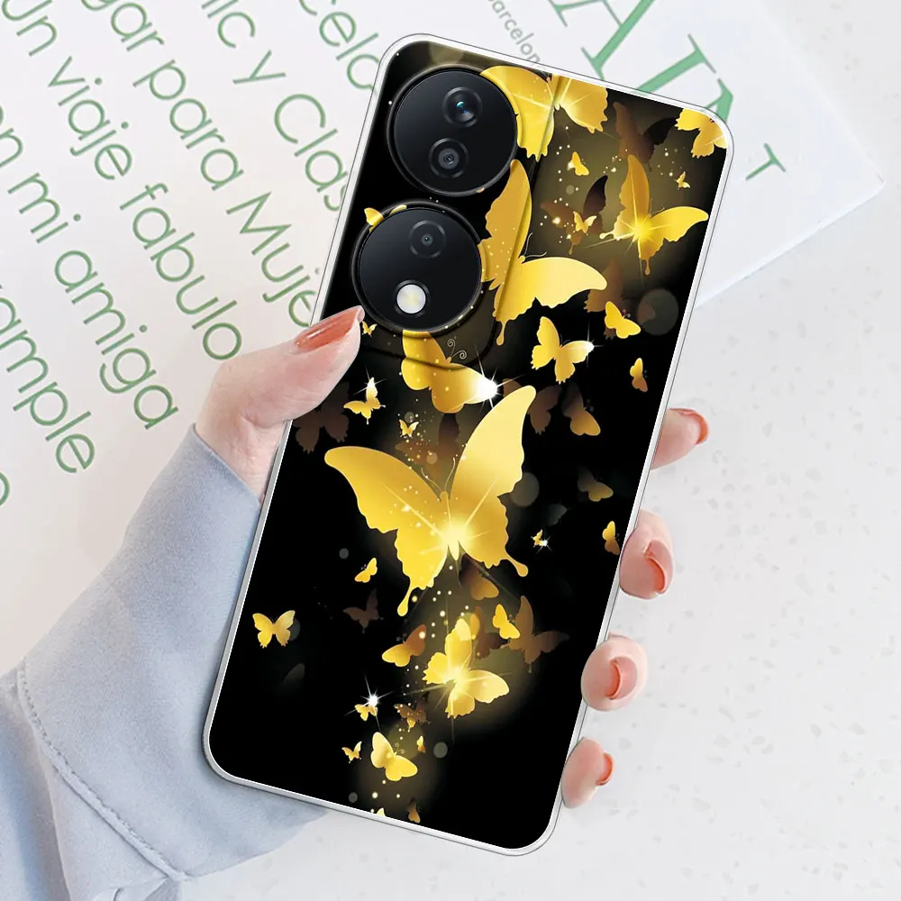 Clear Soft Silicone Protective Phone Case for Honor 90 – Transparent Smart Cover