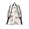 Kawaii Capybara Cartoon Cute Backpack Elementary High College School Student Bookbag Teens Canvas Daypack Gift 3