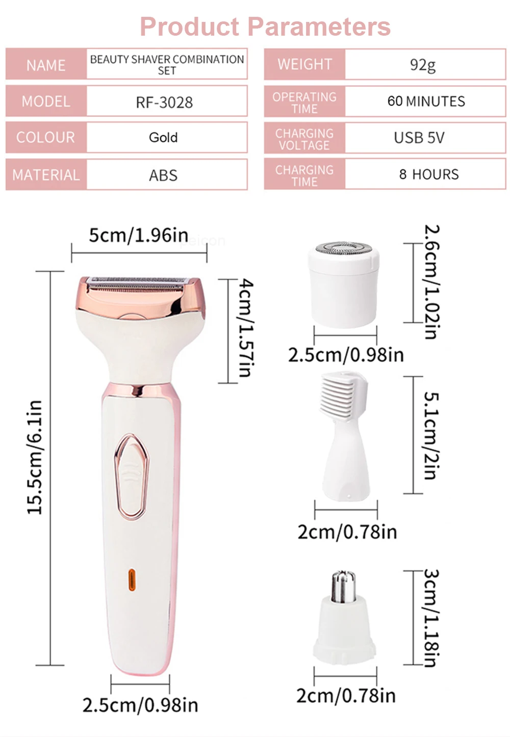 Epilator and Trimmer