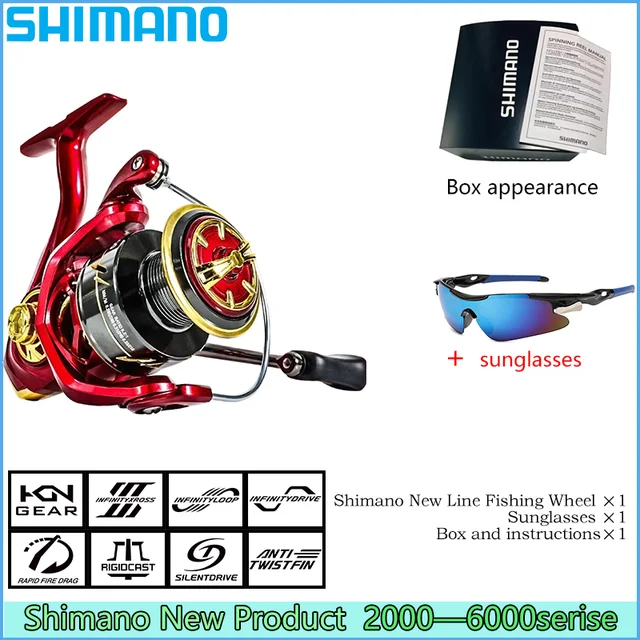 Shimano New Fishing Reel 1000-6000 Series Sea Salwater Spinning Reel Carp  Fishing Wheel Baitcasting Reel - AliExpress