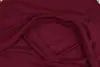 Women Maternity Long Sleeve Nursing Patchwork Color Tops Breastfeeding Blouse 5