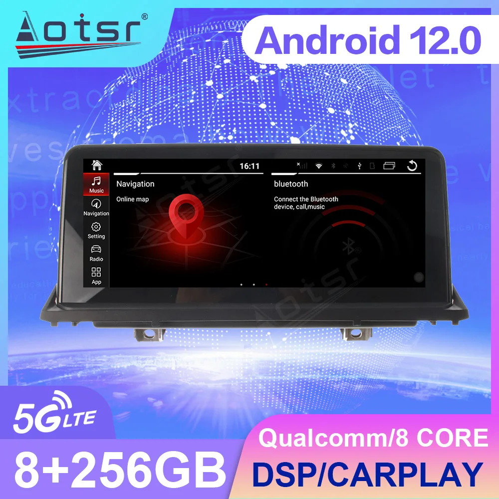 

Android 12 DSP For BMW X5 X6 2006 - 2014 E70 E71 CCC CIC Car DVD GPS Auto Radio Stereo Video Multimedia Player Carplay Head Unit