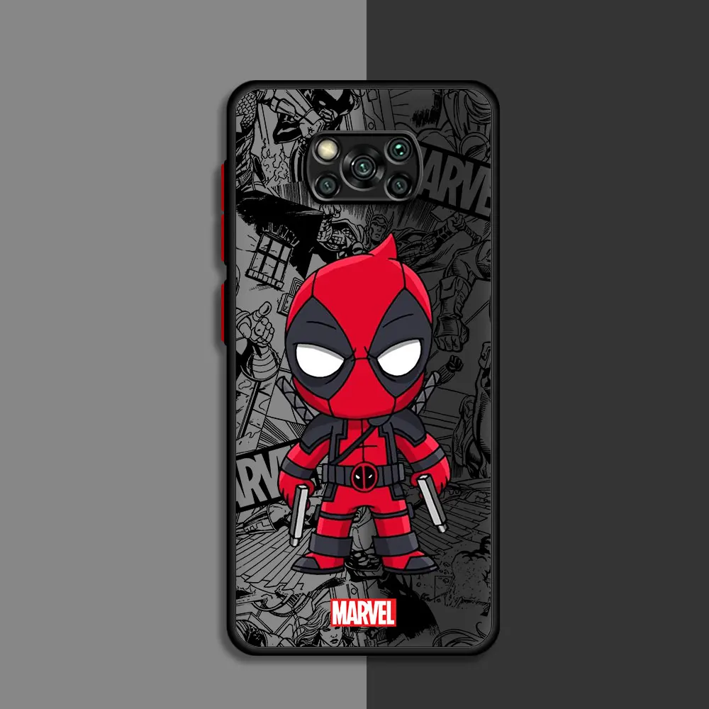 thumbnail image 1 of Soft Cartoon Marvel Groot Spiderman Phone Case for Xiaomi Poco X4 Pro M5s X3 NFC M5 X3 Pro X4 GT F3 X5 Pro M3 C40 Cover Clear, 1 of 5