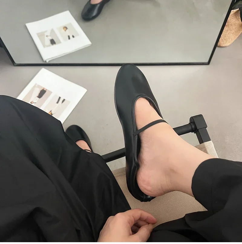Designers Woman Flats Shoes Fashion Shallow Slip on Women Soft Sole Ballet Shoes Ladies Casual Outdoor Ballerina Shoe 5
