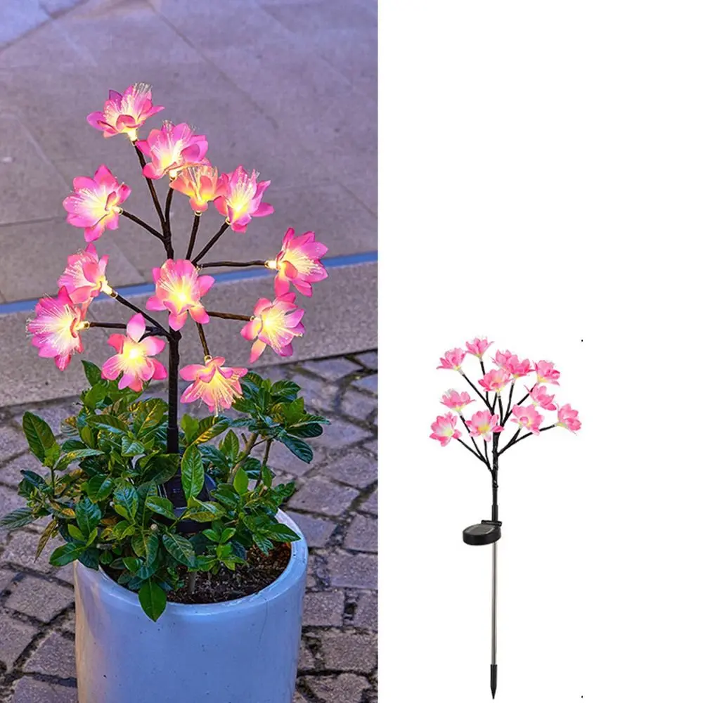 

Plug-in Flower Solar Floor Lamp Waterproof Warm light Landscape Lawn Lamp Simulated Colored light Garden Lights Courtyard