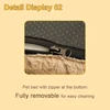 Short Plush Removable Washable Pet Bed, High Elasticity Non-Collapse Dog Bed, Suitable For Small And Medium Dogs and Cats 4
