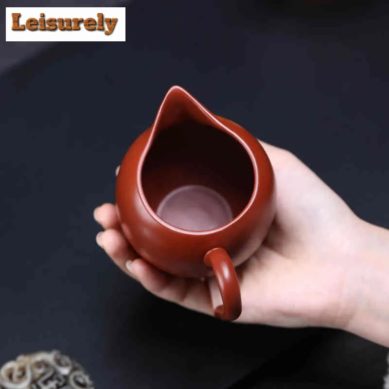 200ml Yixing Zisha Tea Pitcher Divide Tea Serving Cup Cha Hai Dispenser Household Justice Cup Fair Mug Drinkware Supplies Craft