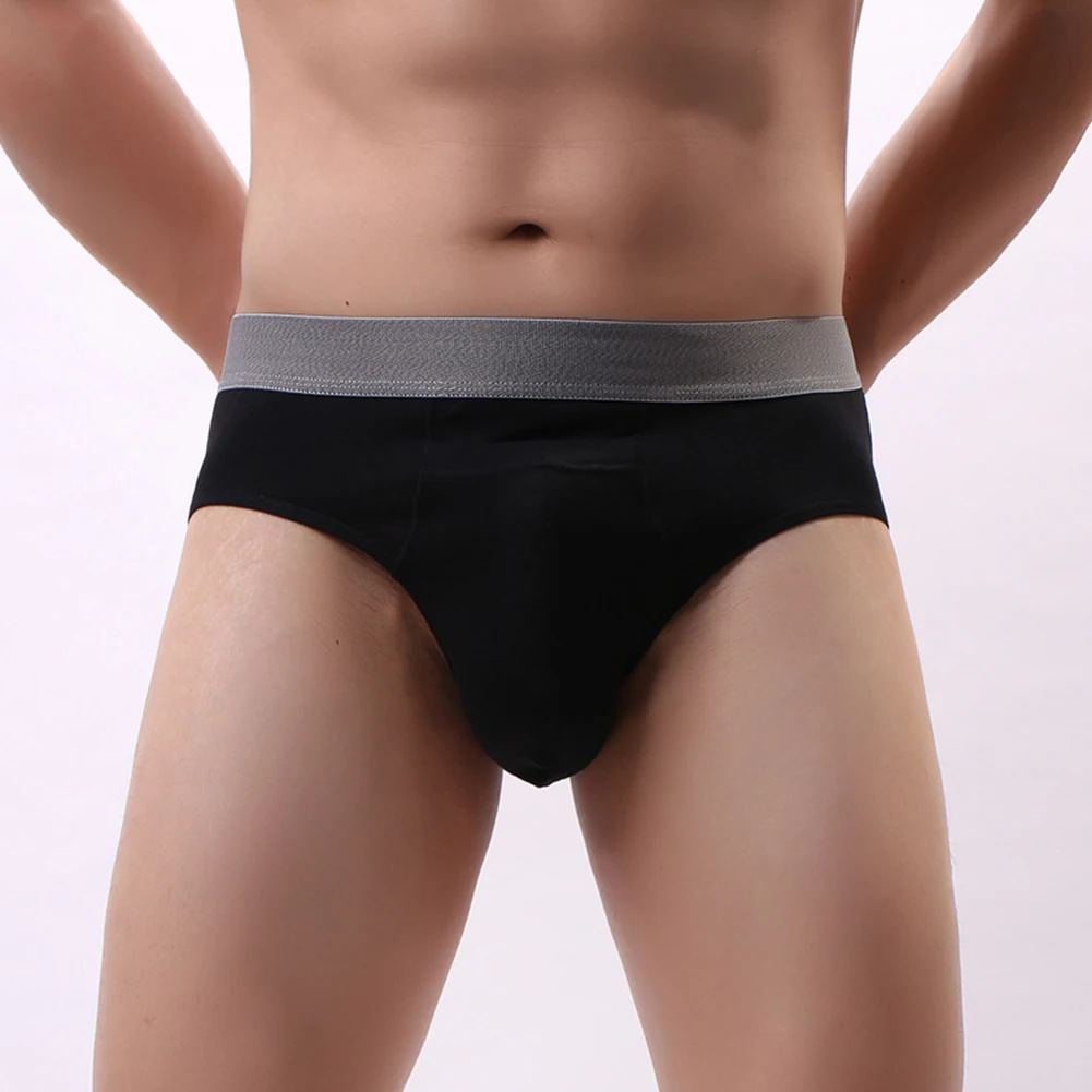 

Mens Cotton Briefs Underwear Sexy Bulge Pouch Short Underpants Low Waist Bikini Panties Elasticity Breathable Lingerie New