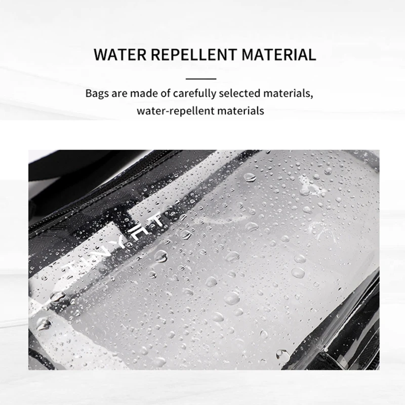 Clear Sling Bag PVC Crossbody Shoulder Bags Transparent Casual Chest Phone for Women Men Perfect for Hiking Stadium Work