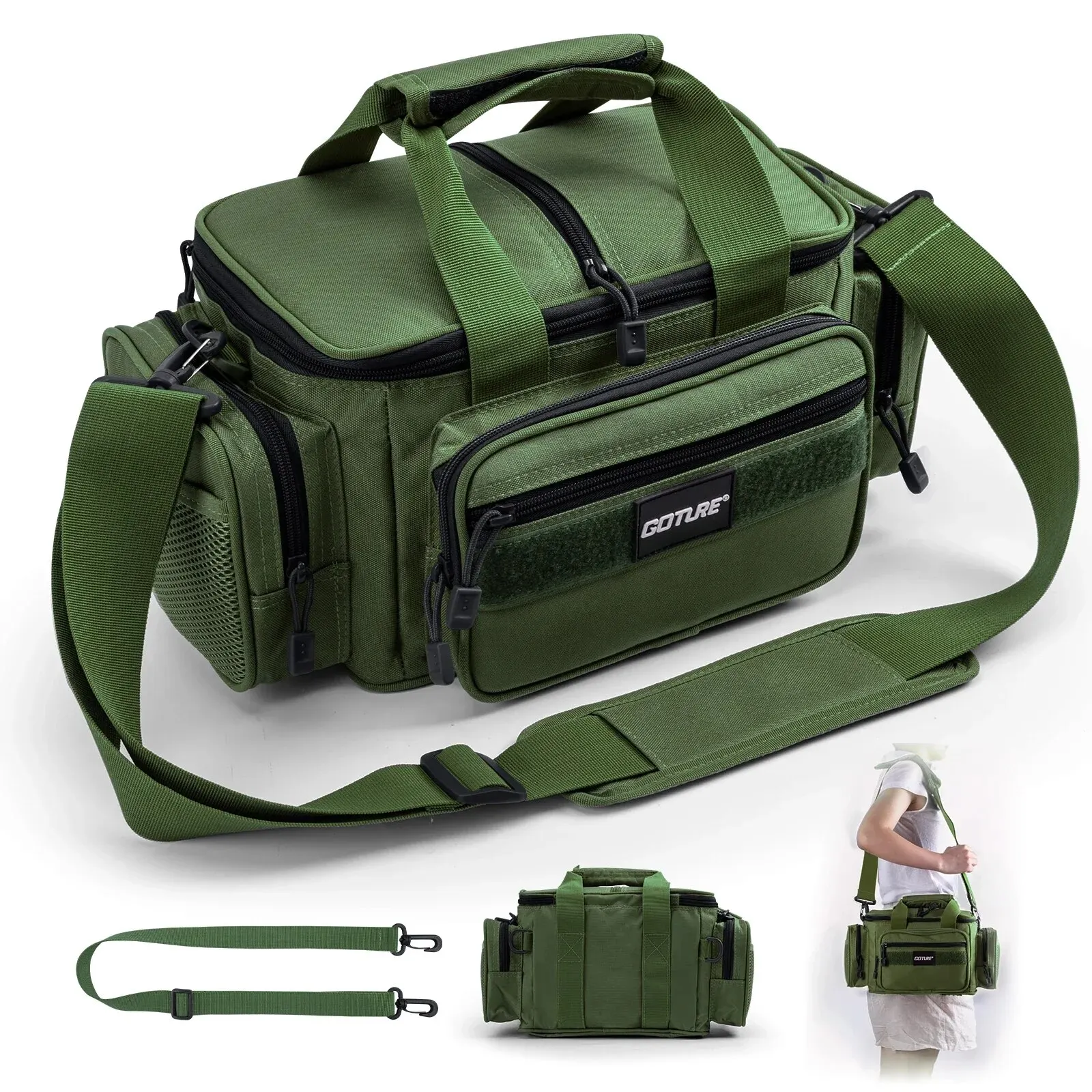 High-Capacity Fishing Tackle Shoulder Bag 1