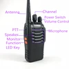 BAOFENG BF-888S Walkie Talkie 5W 16CH UHF400-470MHz Original Classical 2Way Radios Long Range Communication Radio BF888S 2