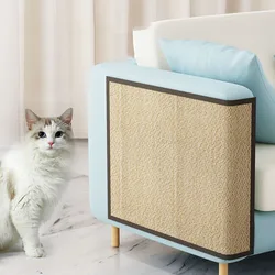 Eco-Friendly Bamboo Cat Scratcher and Furniture Protector - 40x60cm (Beige)