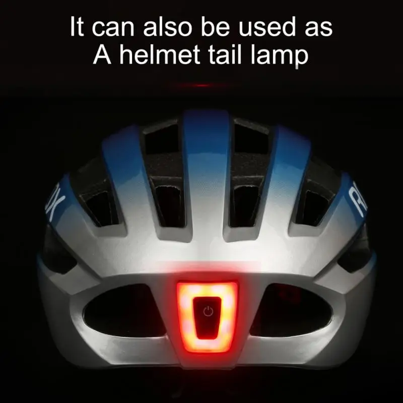 

RNOX Nine Modes Bicycle Helmet Tail Light Safety Riding Helmet Warning Light Road Bicycle MTB Helmet Bike Bicycle Casco Ciclismo