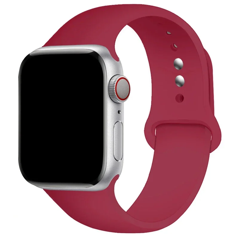 Silicone Sports Band for Smartwatch - Adjustable Loop Bracelet