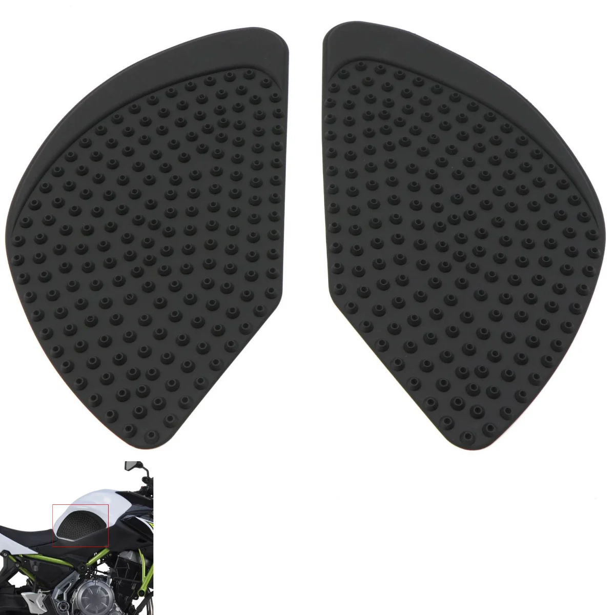 

For KAWASAKI Z650 NINJA650 2017-2021 Motorcycle Gas Tank Slip Sticker Side Knee Fuel Tank Anti Slip Grip Pads