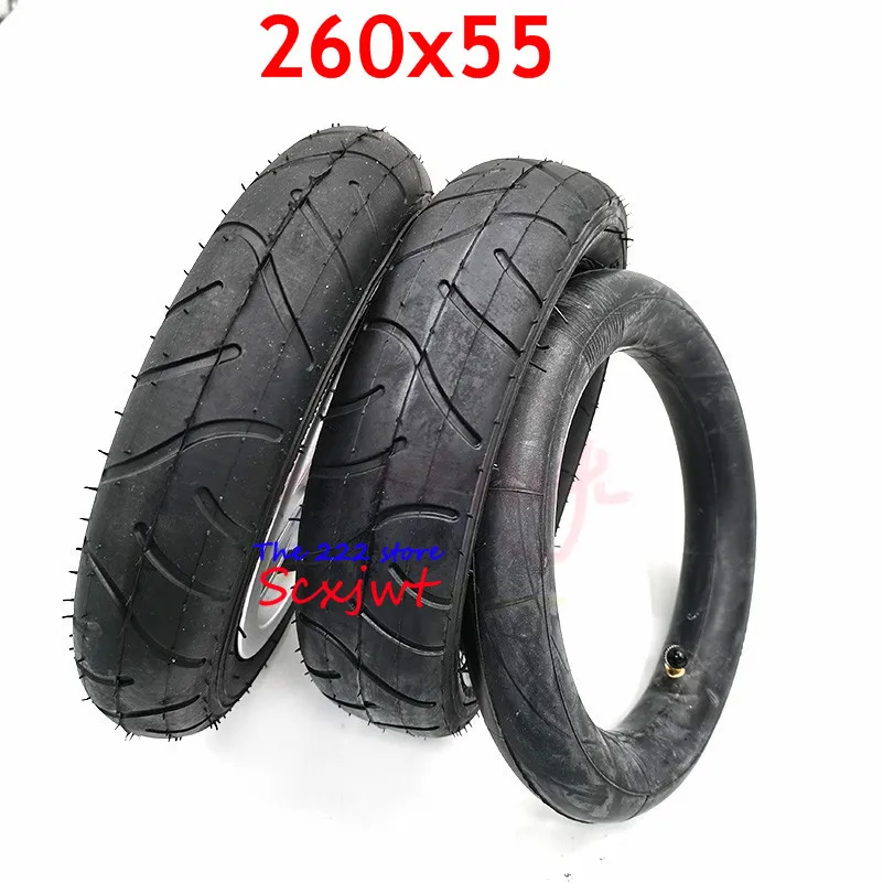 260x55 Wheel Tyre Tube Fits Children Tricycle, Baby Trolley, Folding Cart, Electric Scooter, Children's Bicycle 260*55 Tire - Image 3