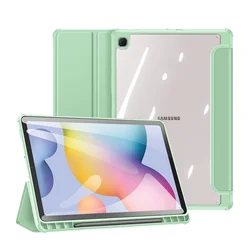 Premium Tablet Case with Pencil Holder - Enhanced Protection & Functionality for S9 Plus 12.4 in (Light green)