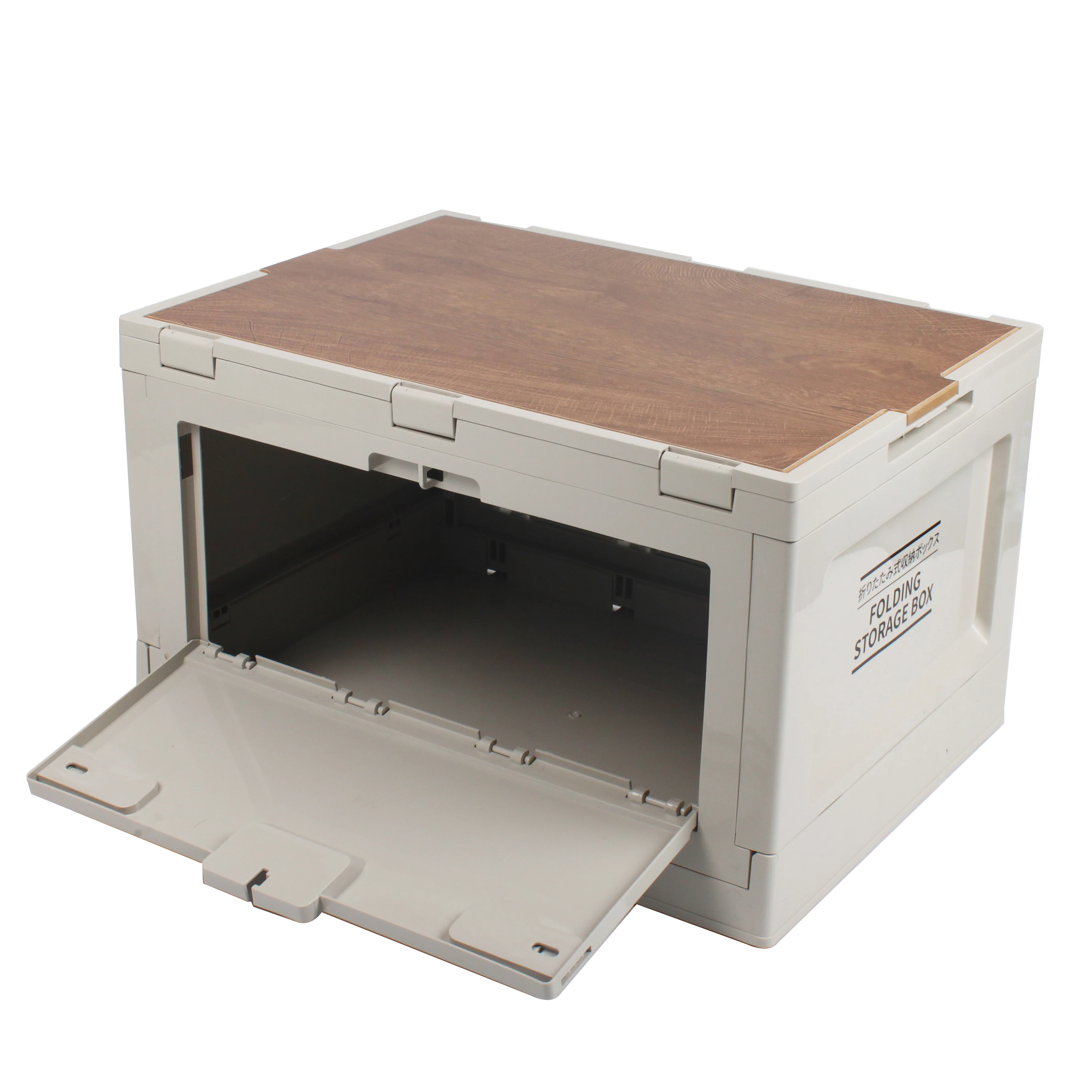 

Складная коробка Greenside с деревянной крышкой, легкий контейнер для хранения