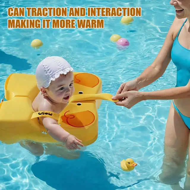 Baby Swimming Float Elephant Swim Flotation Ring Flotation Device Buoyancy Ring Ergonomic Portable Pool Toy For Home Outdoor 4