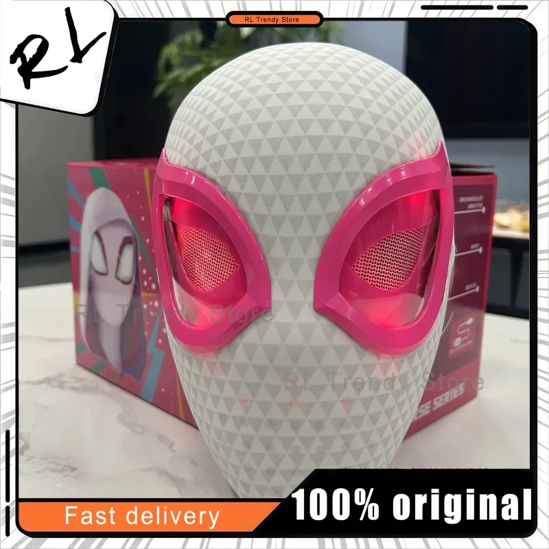 Hot Spider Man Eye Gwen Mask Spider Man Moving Eyes Helmet Mask Cosplay Decoration Christmas Gift Toys
