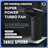 Generation 3 X3 Mini Turbo Fan Three speed adjustment 130,000 RPM Air speed 52m/s Industrial duct fan TYPE-C charging Indicator 1