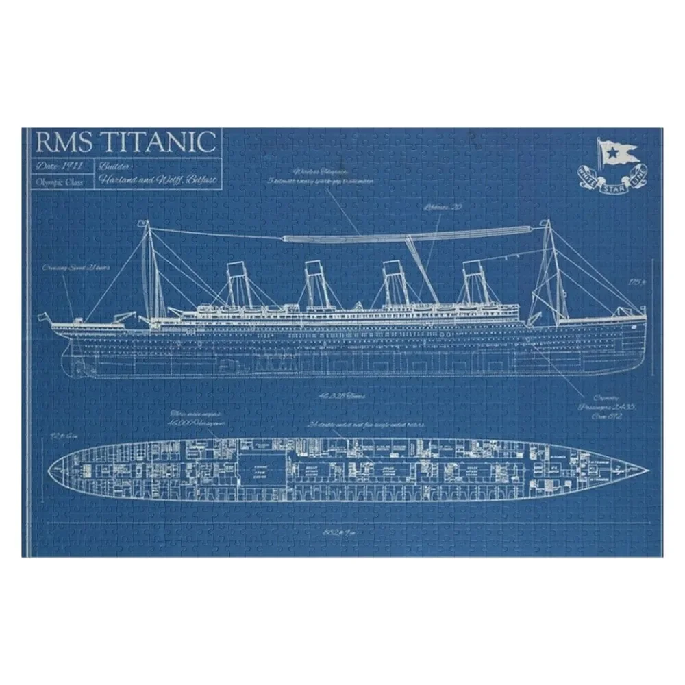 

RMS Titanic Jigsaw Puzzle Custom Child Gift Personalized Baby Object Personalize Wooden Animal Puzzle