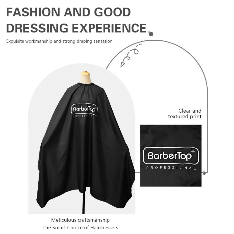 Barbertop grembiule da parrucchiere professionale parrucchiere impermeabile taglio di capelli panno Cape Salon barbiere taglio accessori per lo Styling