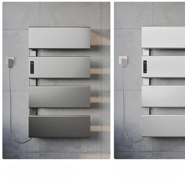 ราวแขวนผ้าเช็ดตัวอัจฉริยะ Mijia สำหรับห้องน้ำในบ้าน ทำจากคาร์บอนไฟเบอร์ ให้ความร้อนคงที่ ราวตากผ้าในห้องน้ำ 1