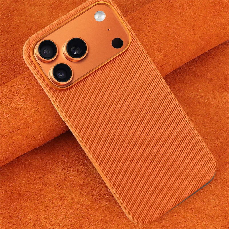 Hochwertige Original-Technologie Gewebtes Etui für iPhone 17 16 15 14 13 12 11 Pro Max Plus 17Air für Magsafe Magnetische Schutzhülle – Detail 2