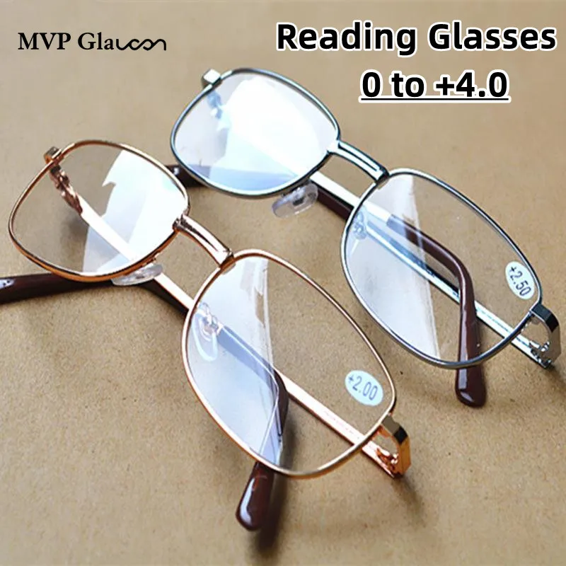 Clear Vision Glasses Magnifier Magnifying Eyewear Reading Glasses Portable Gift For Parents Presbyopic Magnification +1.0 To+4.0