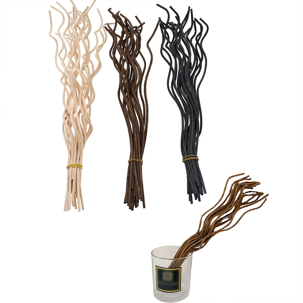 20Pcs Diffuser Stick Rattan Stick Wavy Rattan Reed Fragrance Diffuser ...