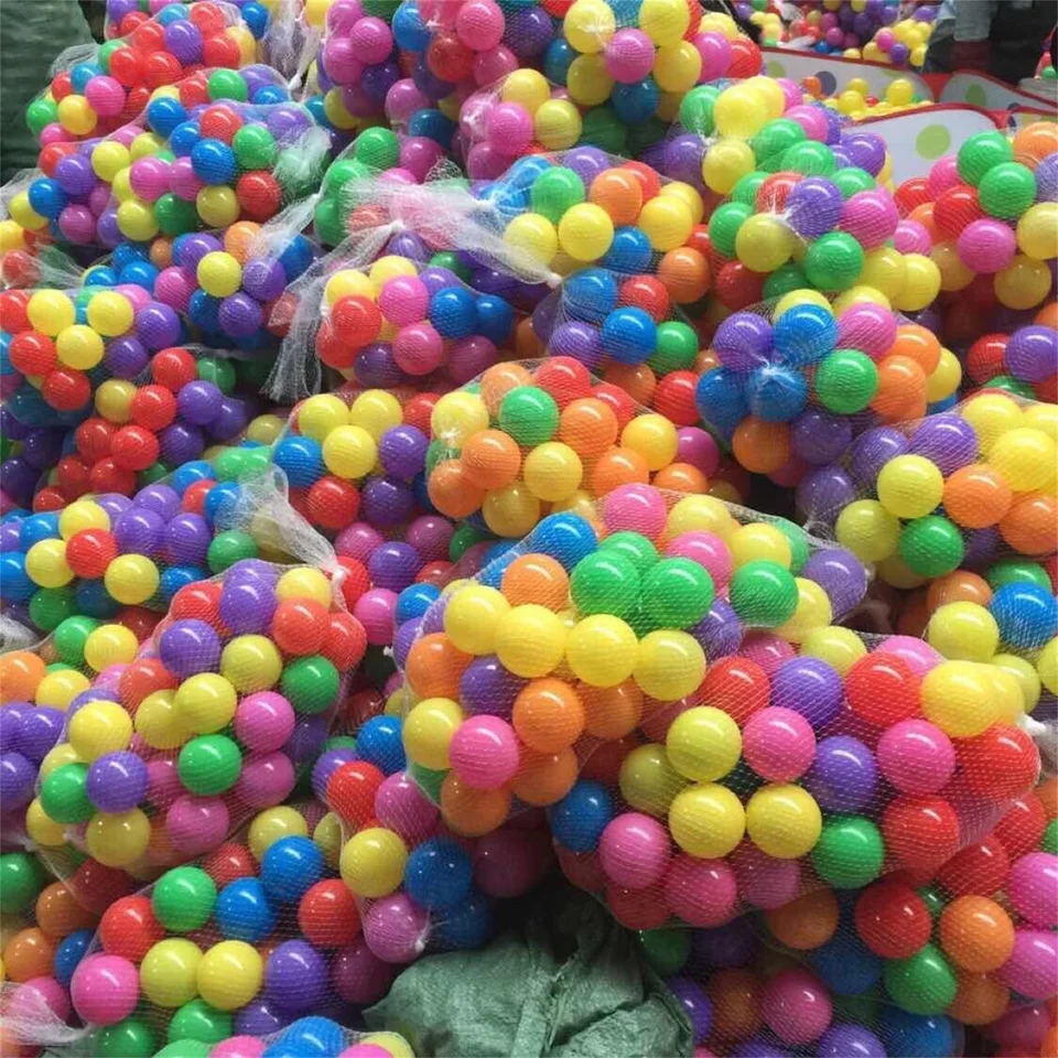 100 Kleurrijke Ballenbadballen 5,5cm Plastic Ballen Kinderballen Babyballen   Kinderen Baby Puppy 4260352170745