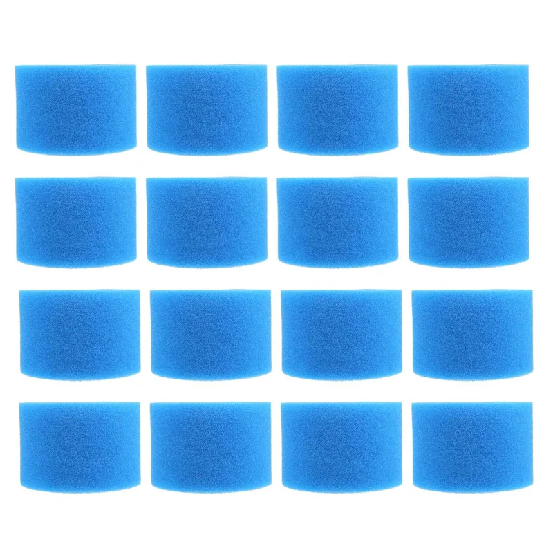 Swimming Pool Filter 16 Pcs for Intex Pure Spa Reusable Washable Foam Hot Tub Filter Cartridge S1 Type