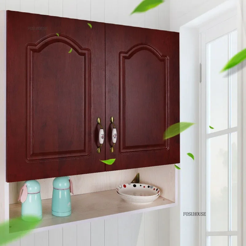 Minimalist Hotel Cafe Kitchen Cabinets Modern Household Wall Cabinet Apartment Storage Locker Restaurant Wall-mounted Cupboards