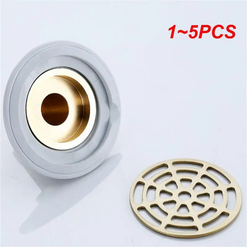 

1~5PCS Bath Stopper Plug Sink Copper Core Strainer Shower Floor Drain Sewer Deodorant Hair Catcher for Kitchen Bathroom