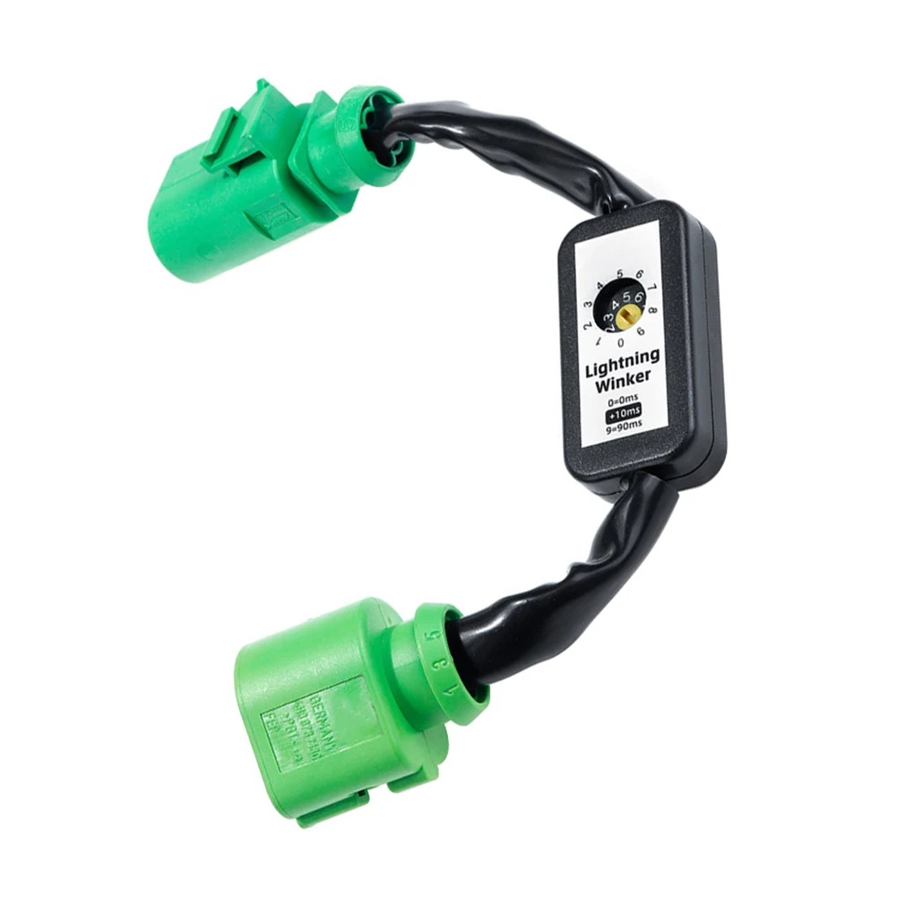 Qiilu Rücklicht-Blinker-Modul, LED Rücklichter Dynamischer Blinker Adapter  Kabelbaum PBT+FEP Blinker Modul Kits Fit für A3 8V 2013-2018 (1 Paar)