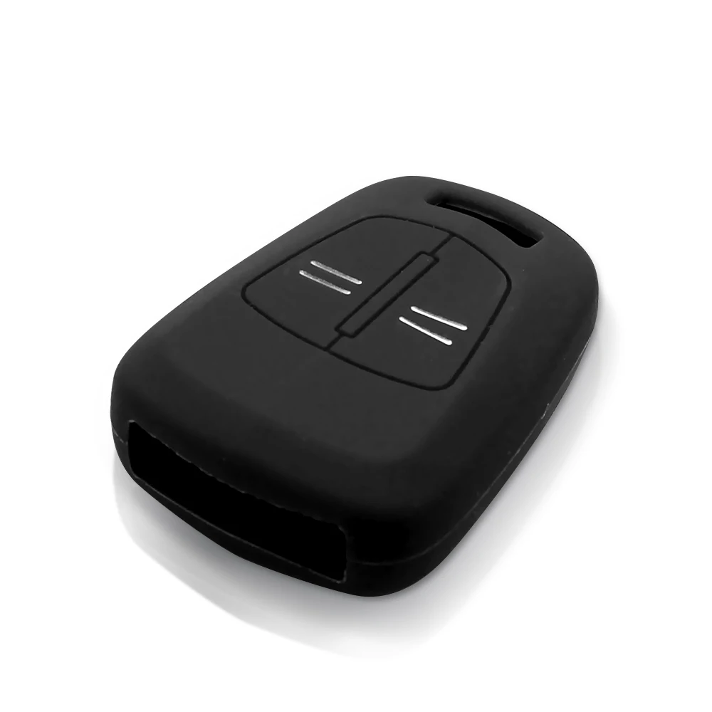 KEYYOU 2 버튼 실리콘 원격 자동차 키 케이스, Opel Vauxhall Corsa Agila Meriva ASTRA H Vectra Zafira Signum 커버 스타일링