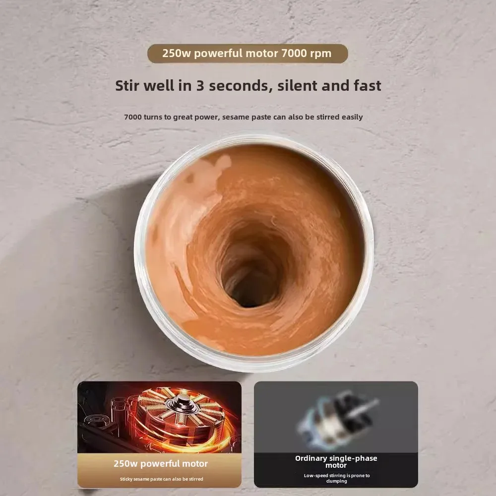 New Electric Protein Powder Mixing Cup Automatic Shaker Bottle Shake Bottle Milk Coffee Protein Water Bottle Kitchen Accessories 5