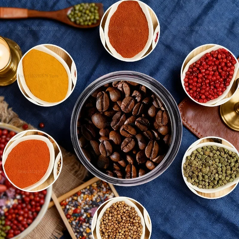 Stainless Steel Ultrafine Crusher Portable Electric Grinder for Baby Food Coffee Beans Spices Pepper Ideal for Home Kitchen Use